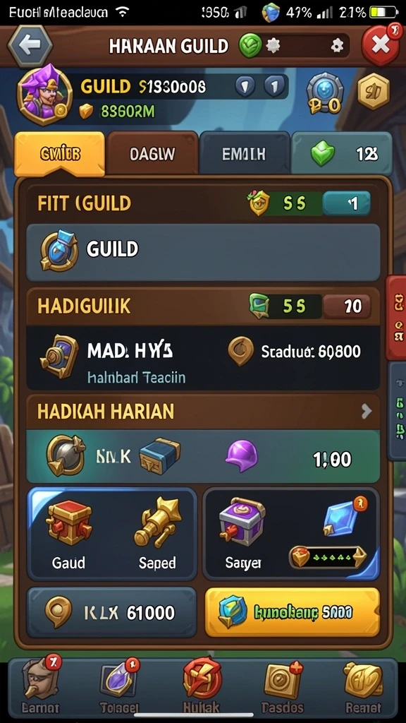Screenshot memperlihatkan pertempuran seru melawan monster.