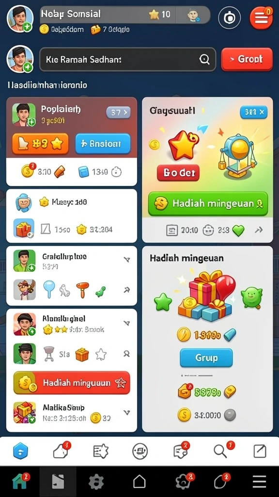 Screenshot menunjukkan interaksi antar pemain dalam misi bersama.
