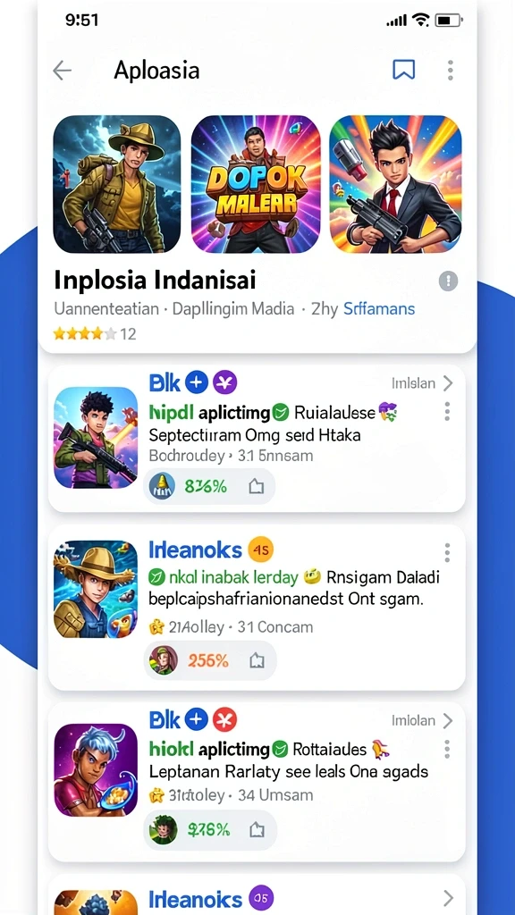 Beragam karakter unik untuk dipilih dalam permainan.