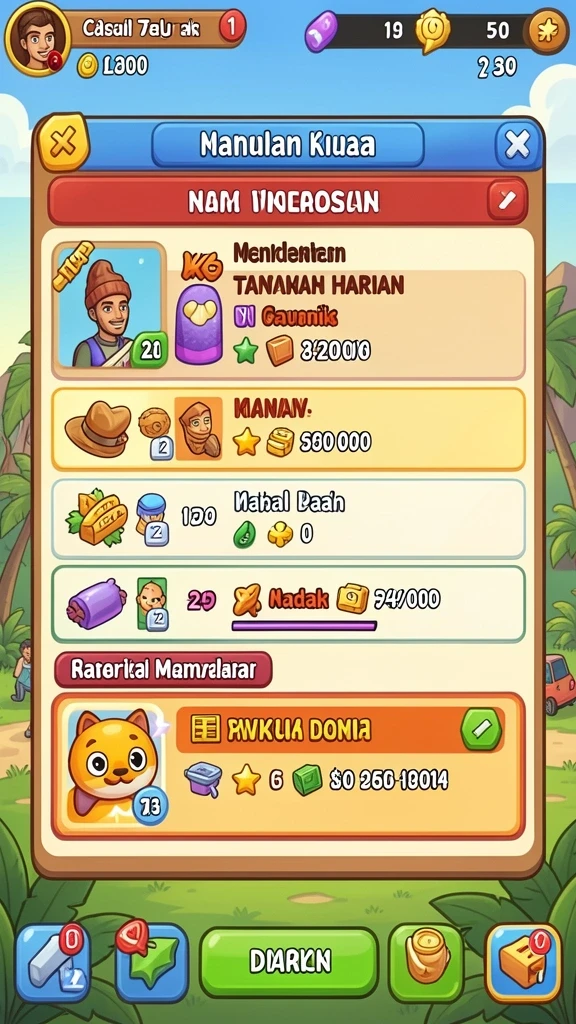 Tangkapan layar fitur pembaruan konten terbaru.