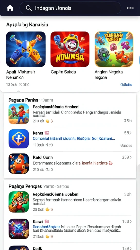 Grafik yang memukau dan efek suara yang menarik.