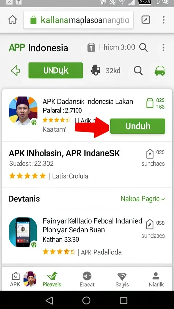 Tampilan awal aplikasi 8G8G yang menarik.