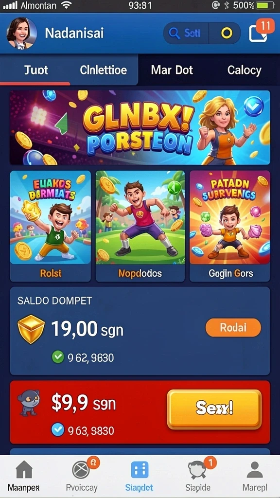 Bergabung dengan teman untuk bersaing dalam 8G8G.