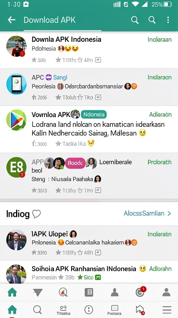 Tampilan menu utama yang menarik dan mudah dinavigasi.