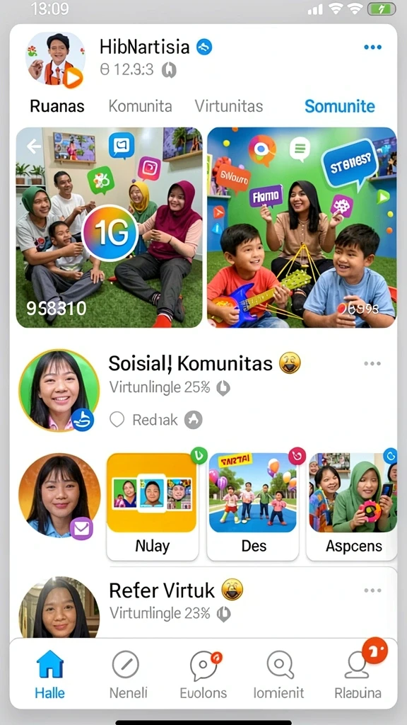 Fitur kustomisasi karakter yang beragam dan unik.