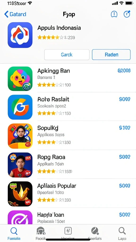 Tampilan layar utama yang menarik dengan pilihan mode permainan.