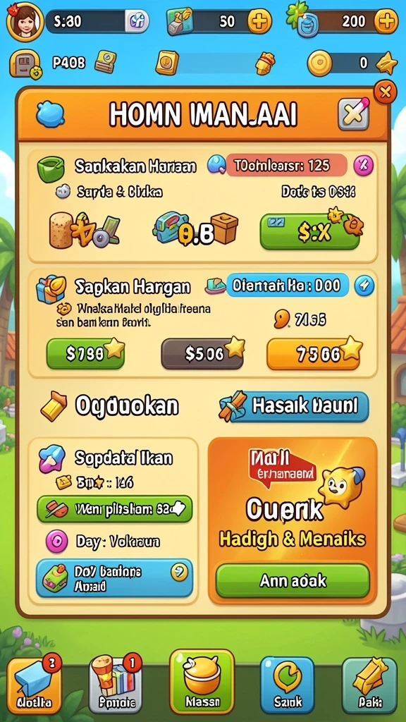 Misi menantang yang harus diselesaikan oleh pemain.