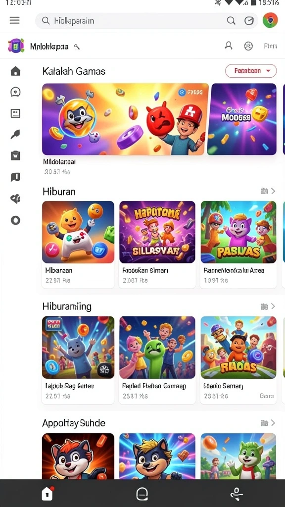 Tampilan permainan slot yang menarik dan penuh warna.