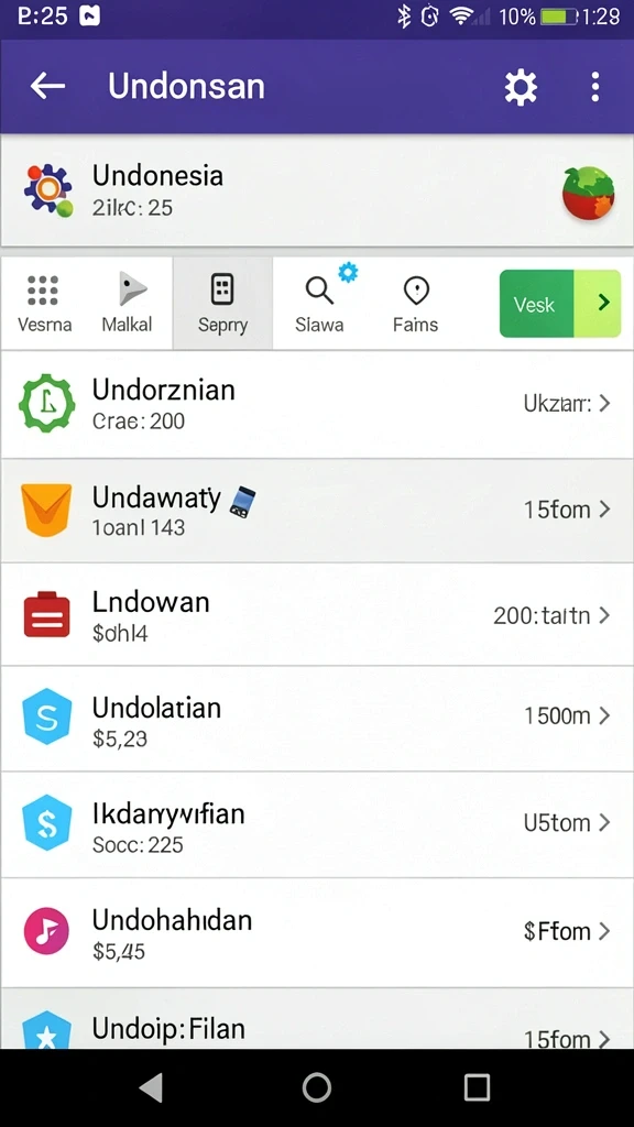 Tampilan awal yang menarik dan intuitif.