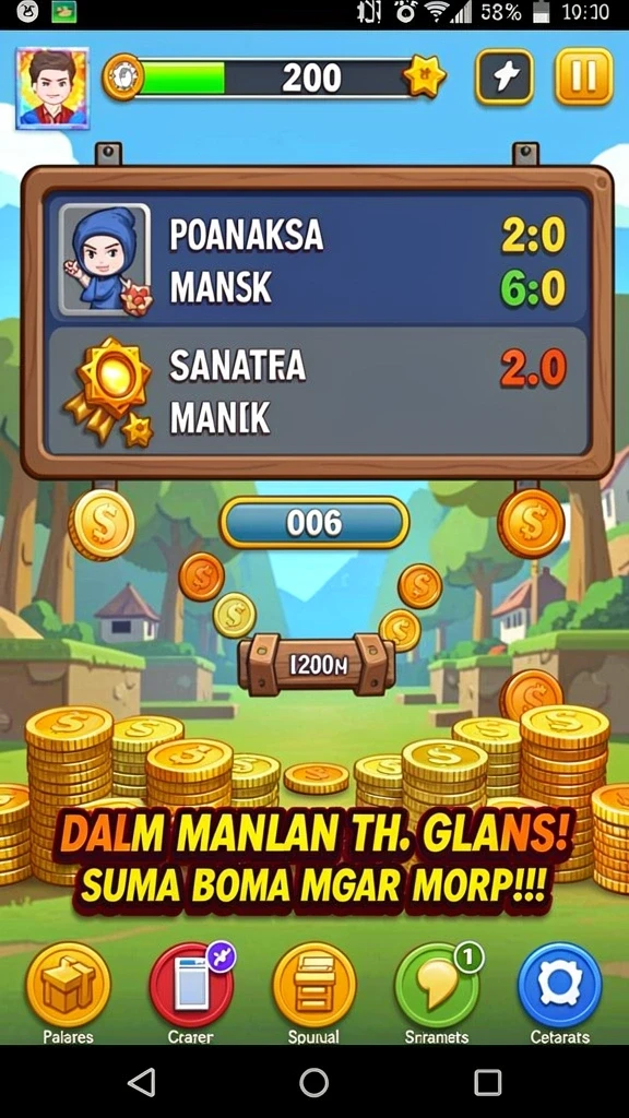 Karakter unik yang bisa dipilih dengan mudah.