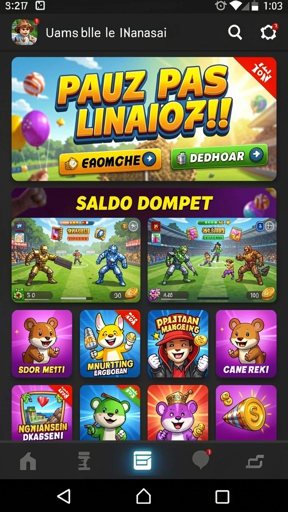 Karakter unik yang siap untuk dimainkan.