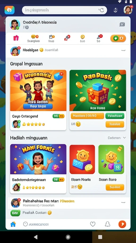 Variasi permainan yang sangat banyak dan menghibur.