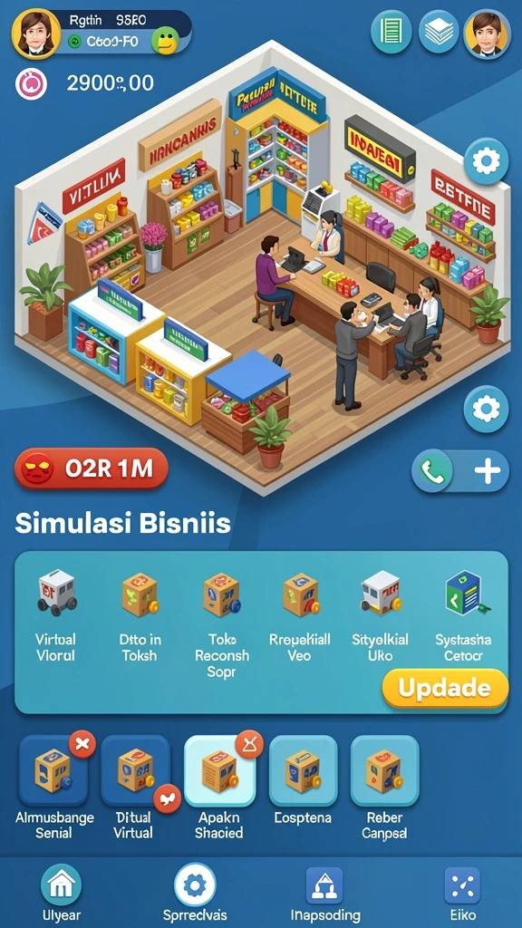 Tampilan awal yang menawan dan intuitif.