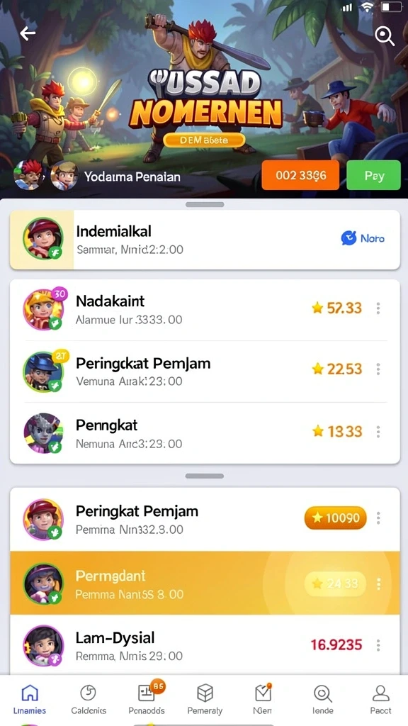 Misi seru dengan tantangan berbeda setiap level.