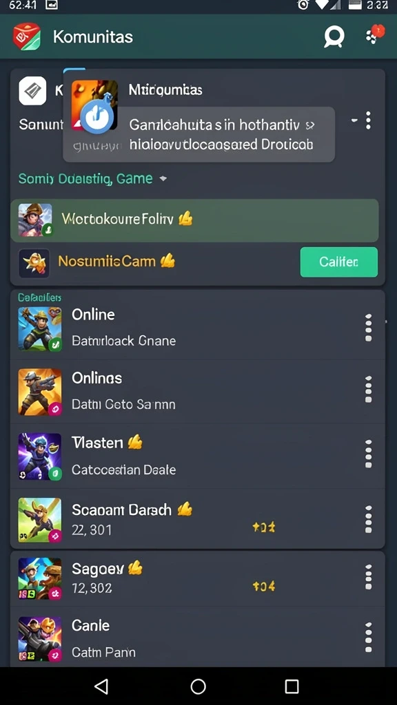 Tangkapan layar menunjukkan mode multiplayer yang seru.