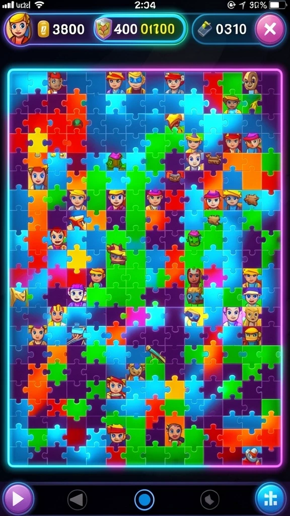 Tangkapan layar menunjukkan misi menarik dalam game INS55.