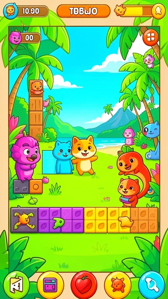 Gambar menampilkan berbagai item dan power-up yang tersedia dalam permainan.