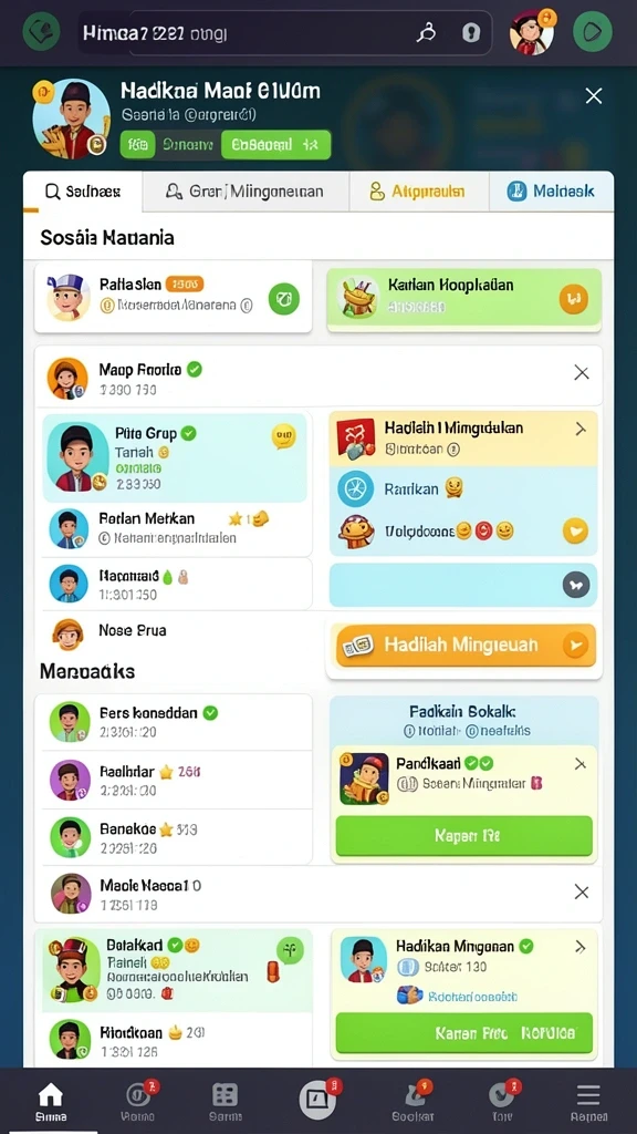 Beragam pilihan permainan yang menantang dan seru.