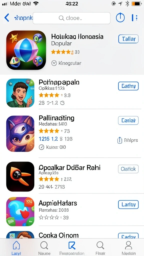 Beragam pilihan permainan untuk semua selera.