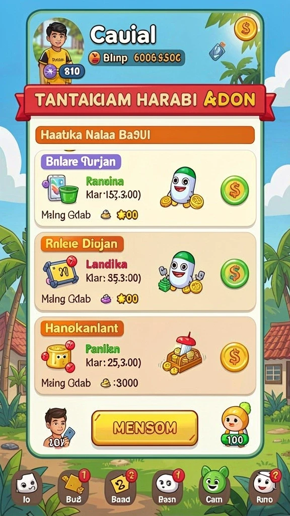Tampilan antarmuka yang user-friendly dan menarik.
