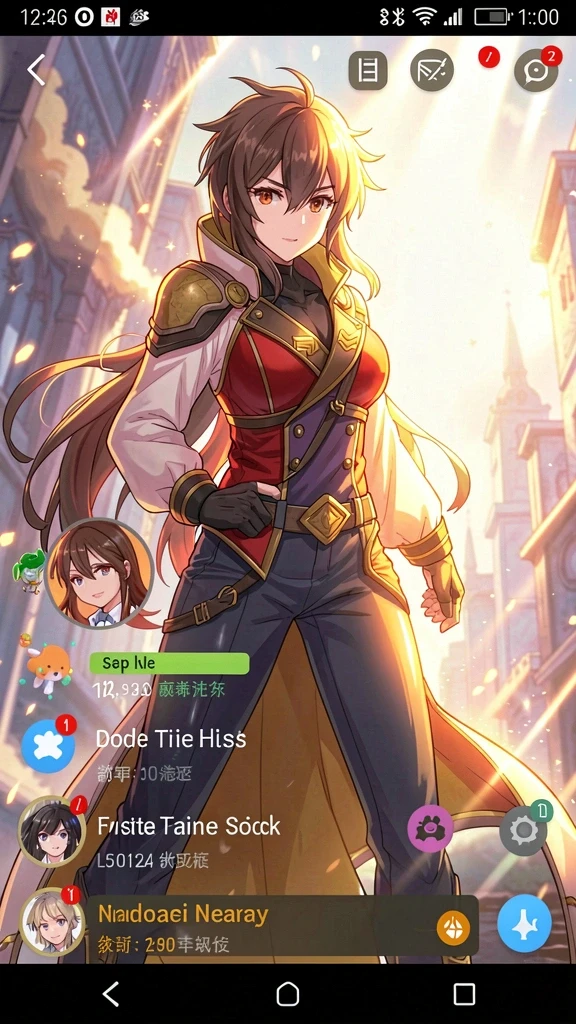 Lingkungan level yang kaya warna dan detail.
