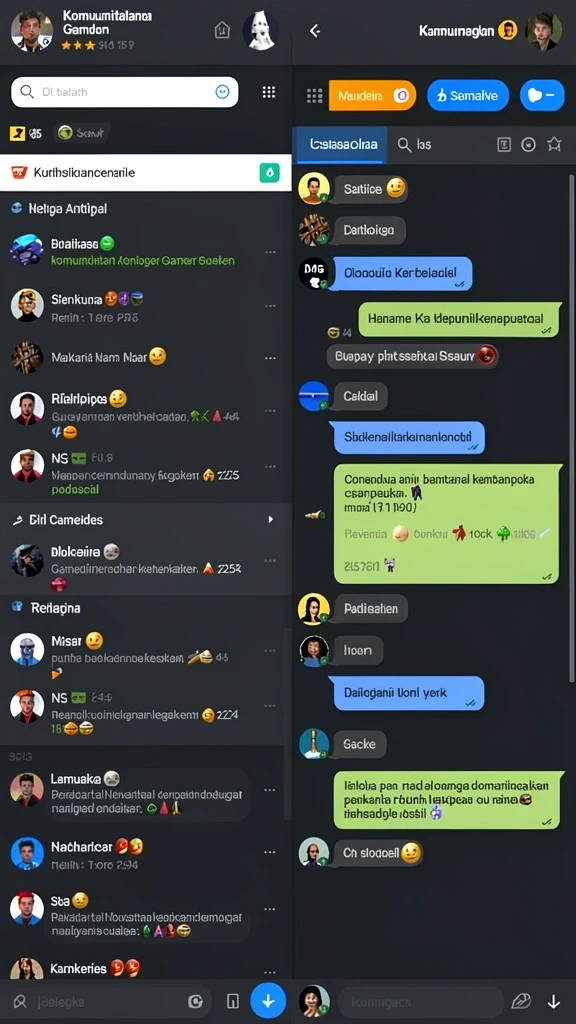 Screenshot memperlihatkan tampilan peta yang luas dan beragam.