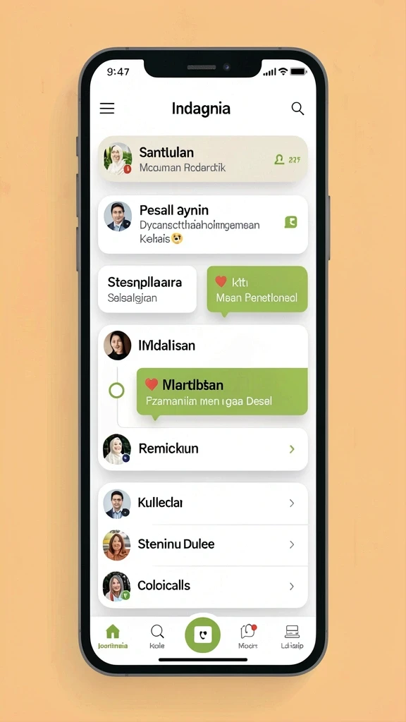 Screenshot menunjukkan fitur interaksi sosial dalam permainan.