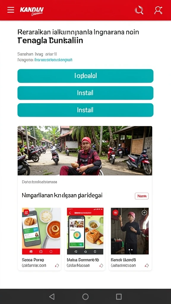 Tampilan antarmuka yang menarik dan user-friendly.