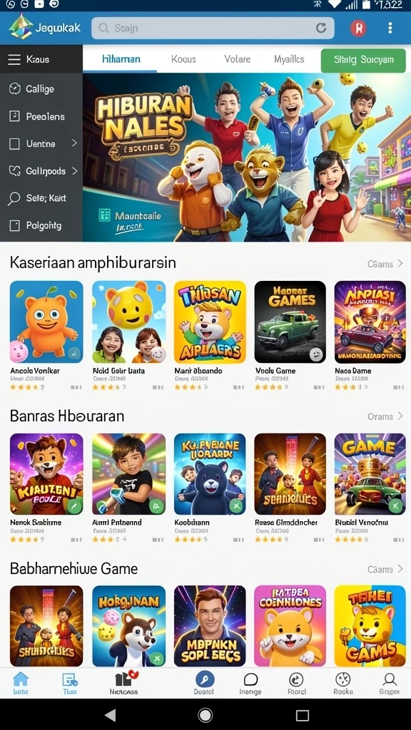 Mode multiplayer untuk bermain bersama teman.