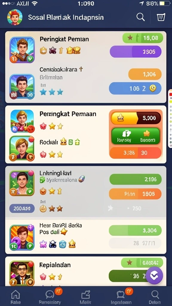 Tampilan awal yang menarik dan mudah dinavigasi.