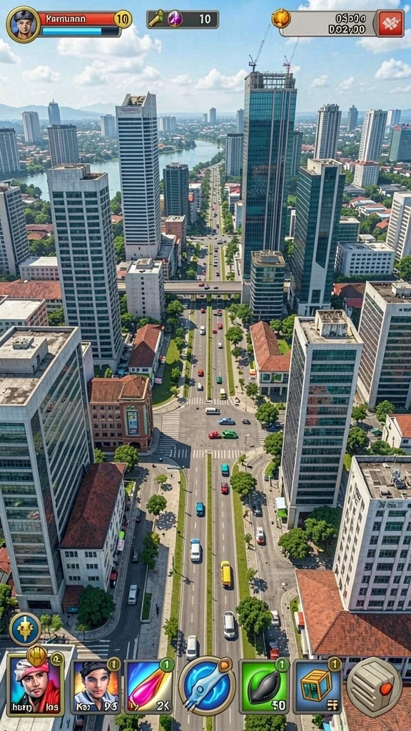 Berbagai mode permainan untuk menambah keseruan.