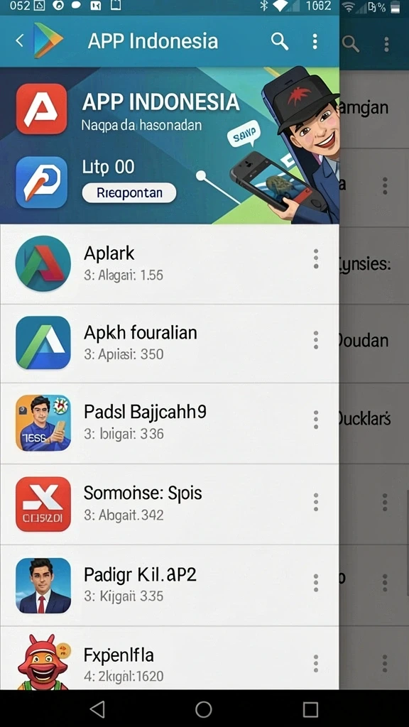 Tampilan menu utama yang menarik dan intuitif.