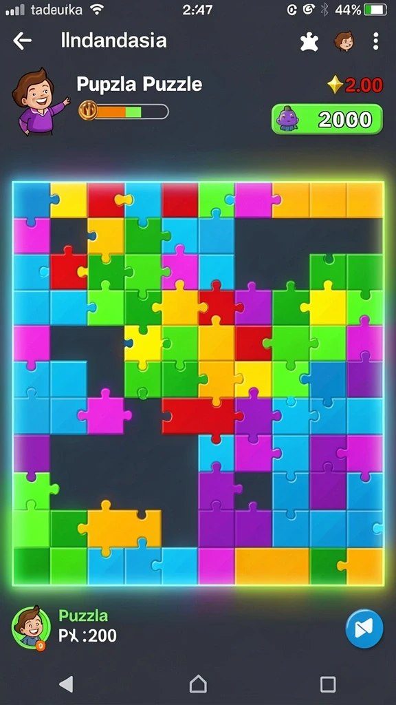 Contoh gameplay dengan aksi seru di dalam game.