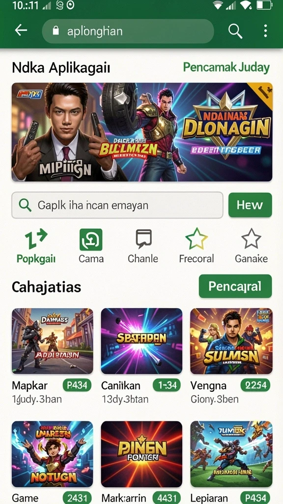 Karakter-karakter unik yang dapat dimainkan.