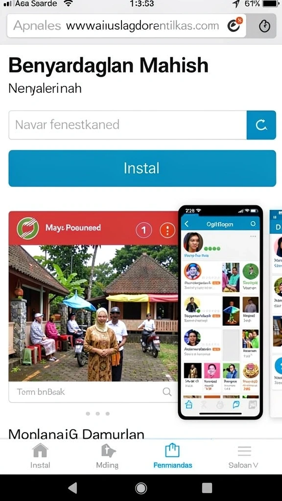 Screenshot menunjukkan tampilan permainan slot yang menarik.