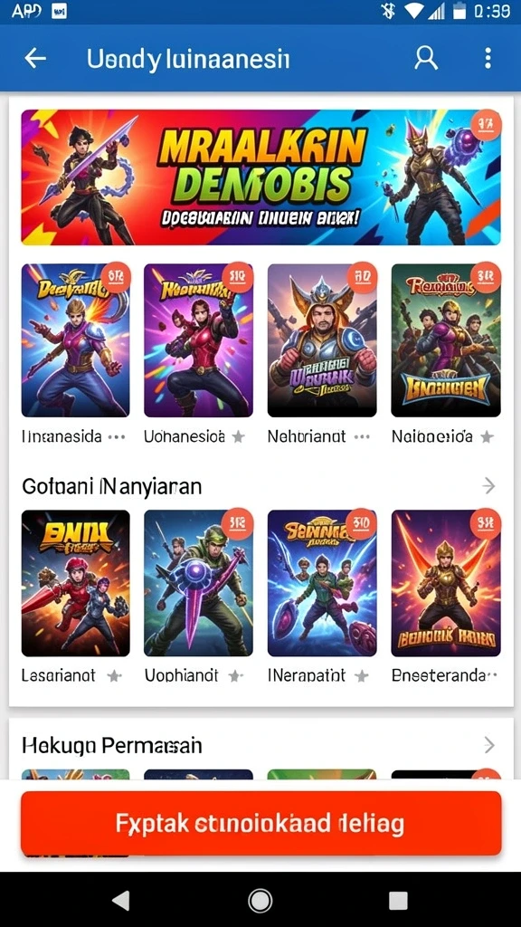 Grafis berkualitas tinggi dalam setiap permainan.