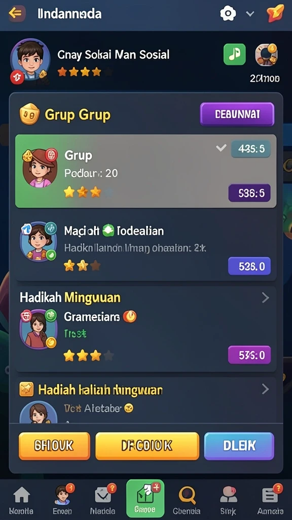 Berbagai tantangan menarik yang menanti di setiap level.