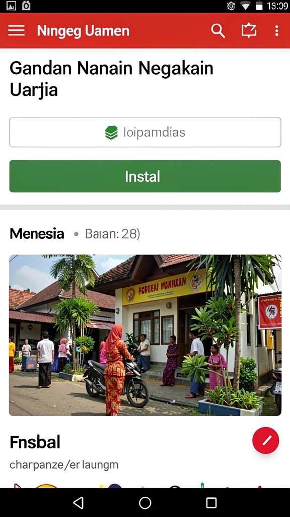 Tampilan awal yang menarik, siap untuk petualangan.