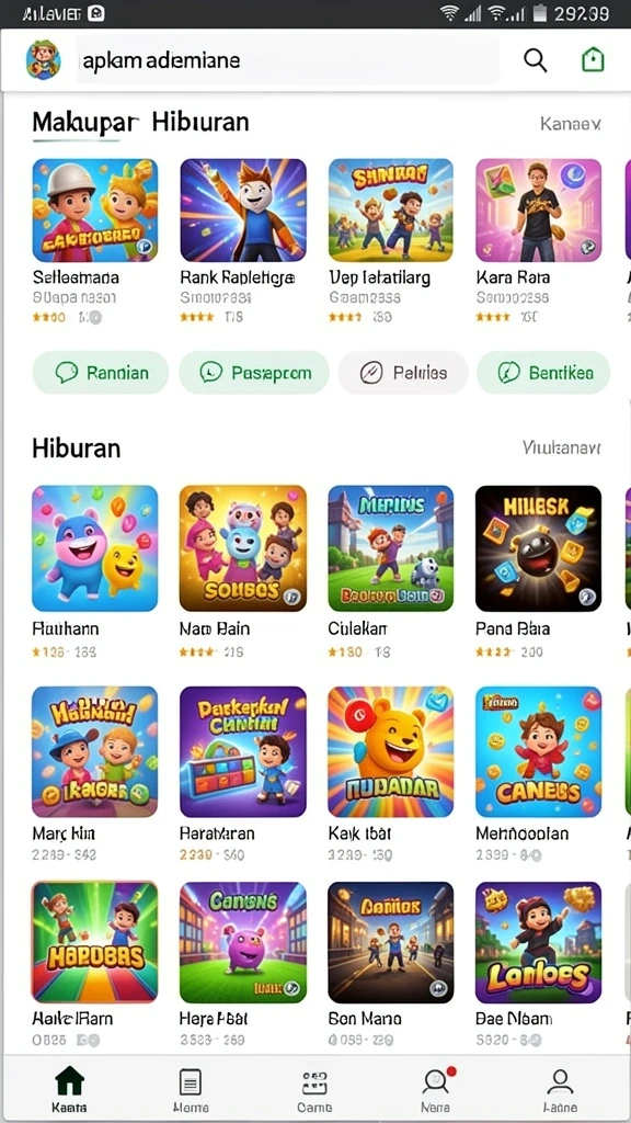 Karakter yang dapat dipilih memberikan variasi dalam gameplay.