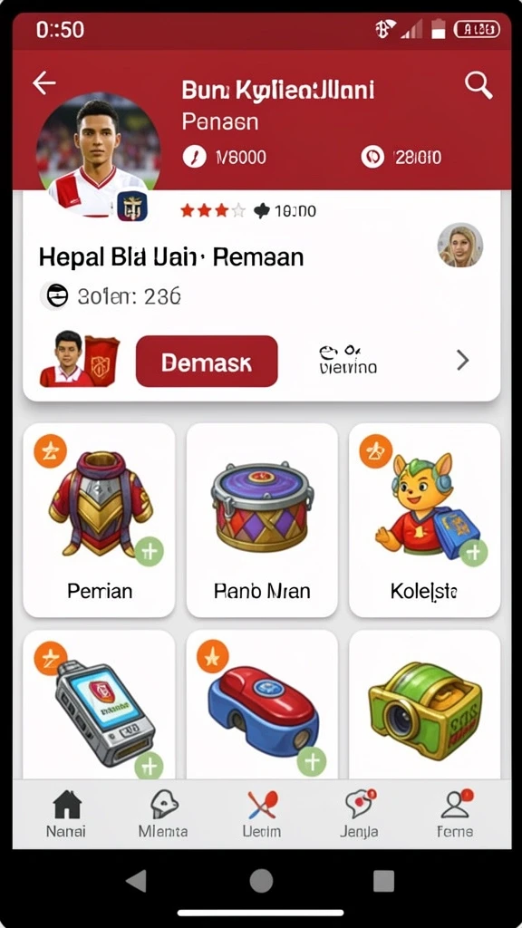 Tampilan grafis yang memukau dan penuh warna.