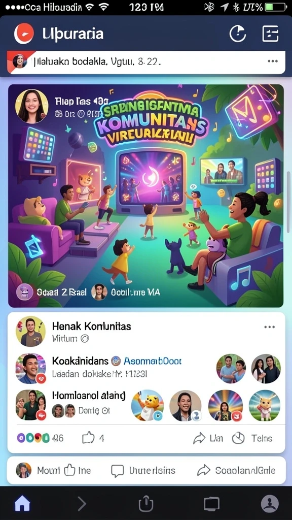 Tampilan antarmuka yang sederhana namun menarik.