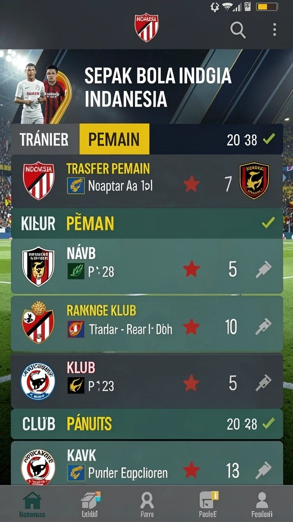 Tampilan awal yang menarik dan intuitif.