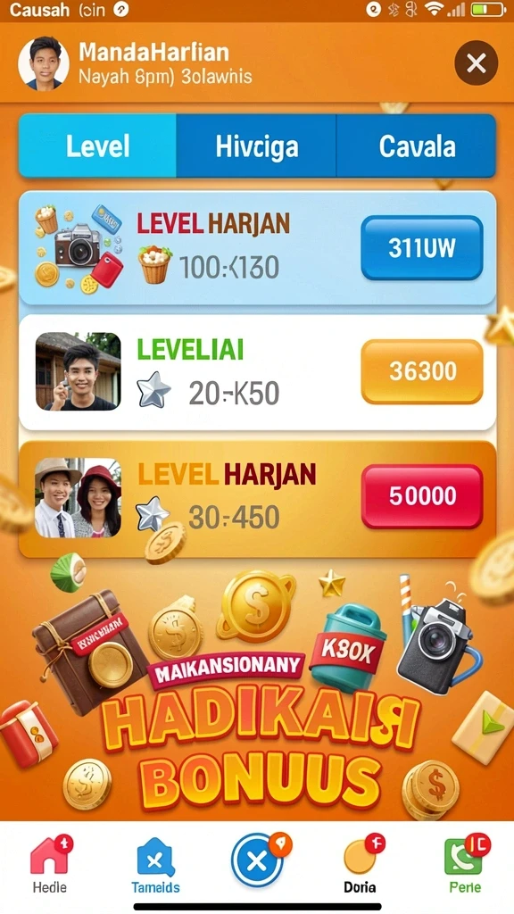 Fitur bonus yang membuat permainan semakin seru.