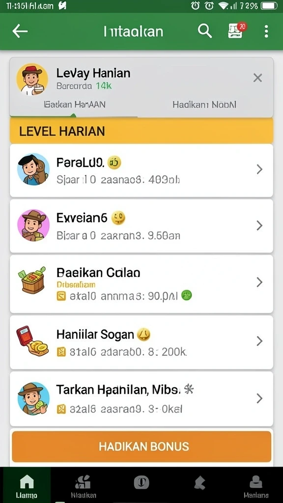 Antarmuka yang user-friendly memudahkan navigasi.