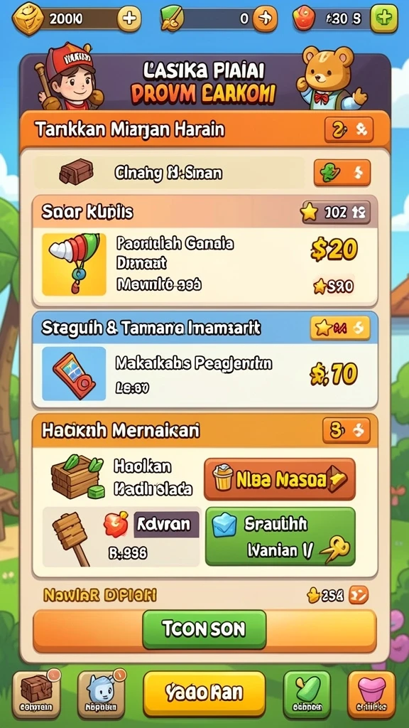Tampilan antarmuka yang mudah digunakan.