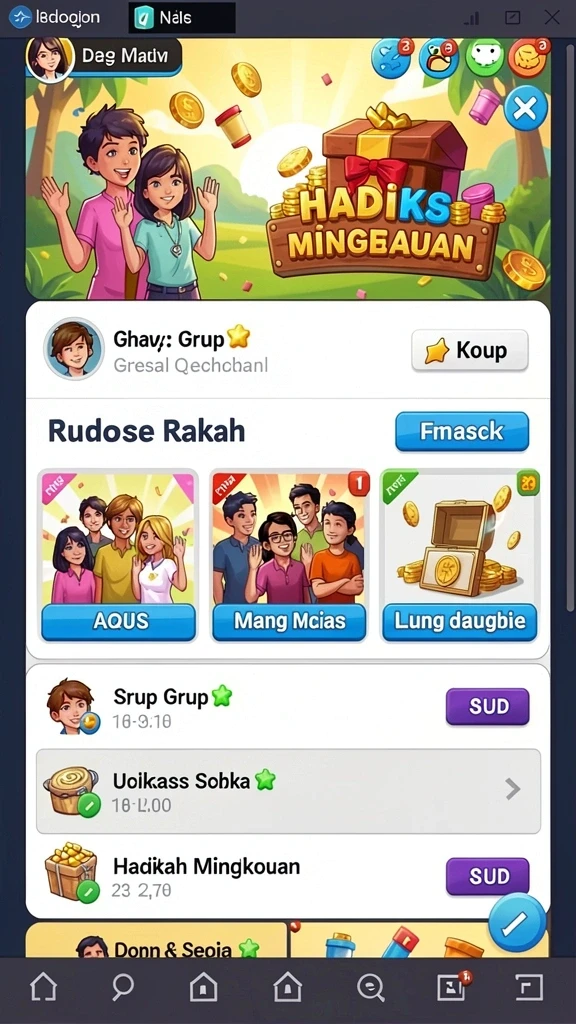 Tampilan antarmuka yang user-friendly dan menarik.