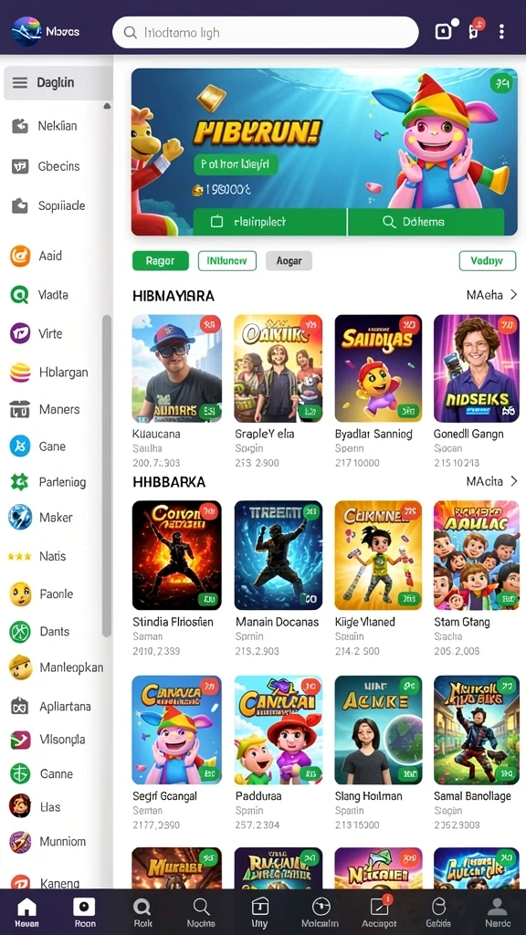 Berbagai tantangan menarik di setiap level.