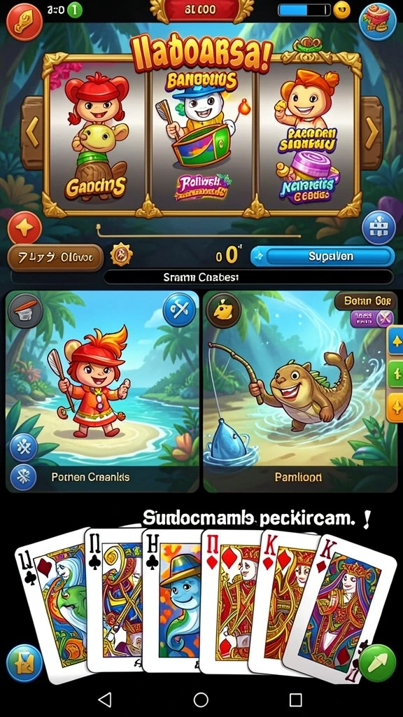 Ragam permainan yang membuat tidak mudah bosan.